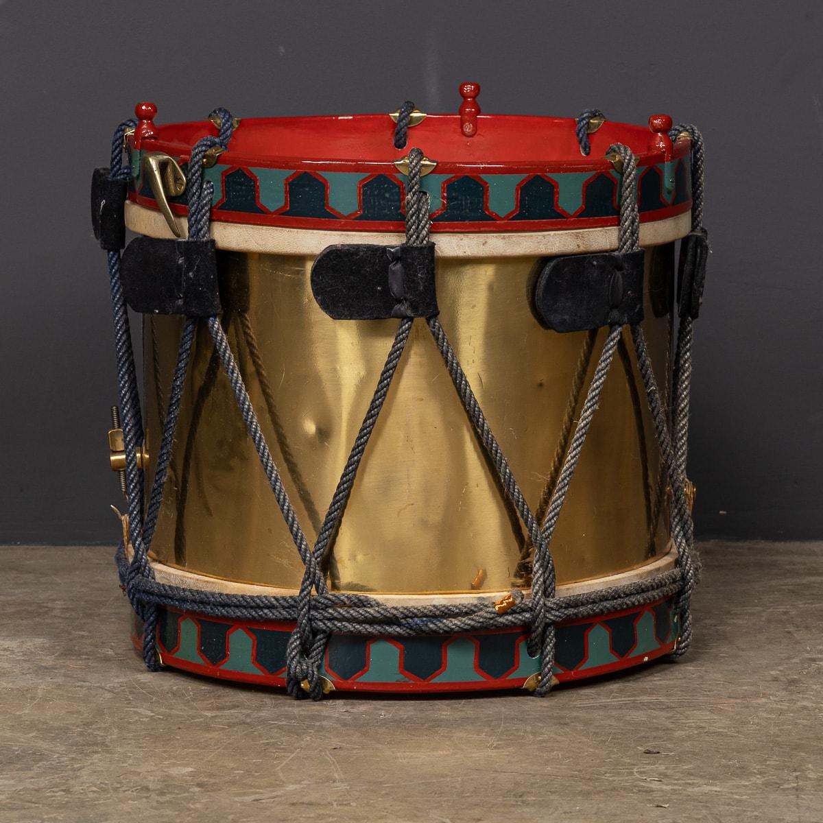 Late 20th Century 20th Century British Royal Air Force Flying Training School Hand Painted Drum For Sale