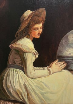 Portrait d'Emma Hamilton, maîtresse de Lord Nelson, encadré