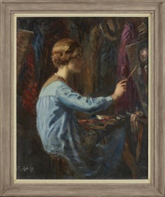 Self Portrait at the Easel