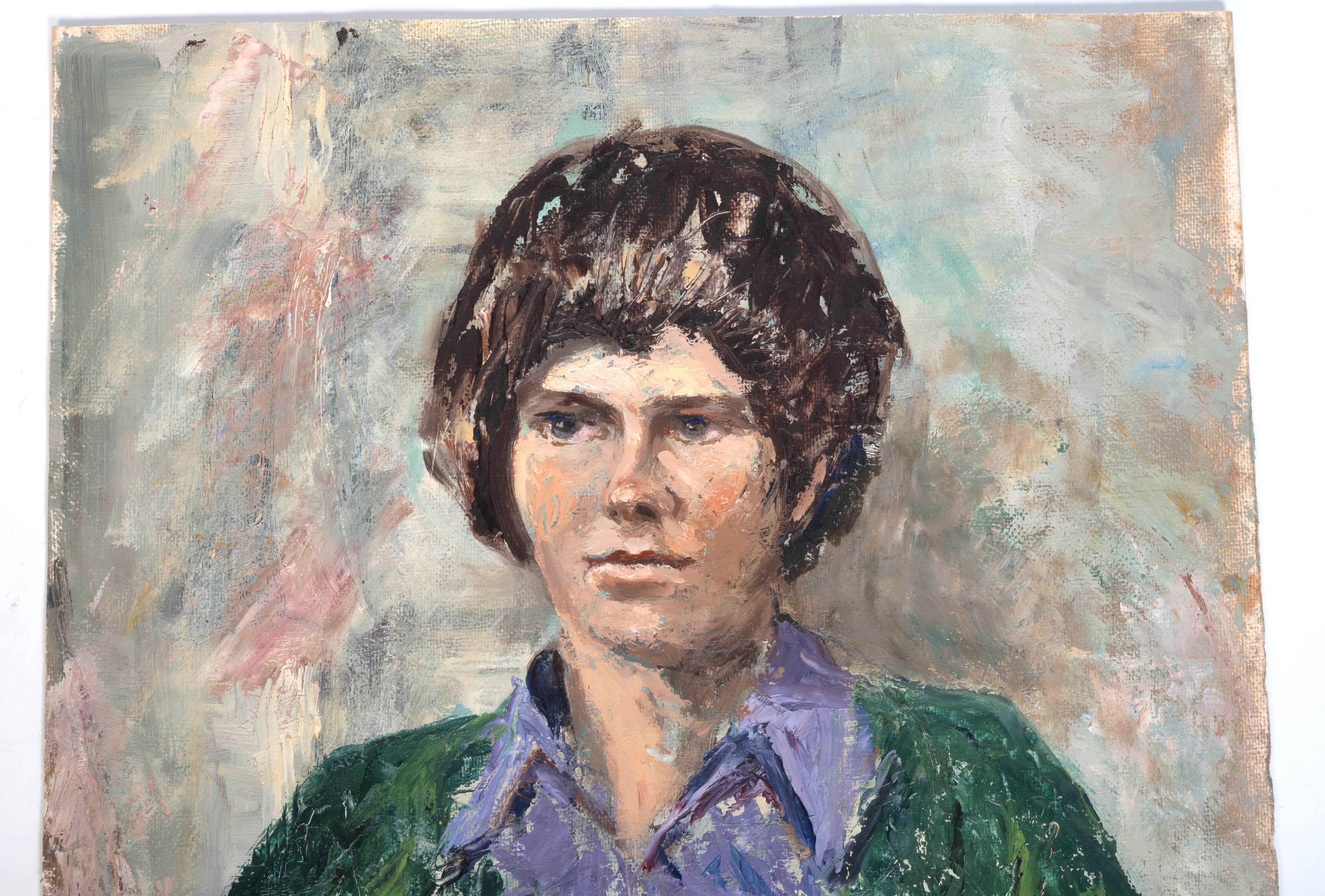 20th Century British School Portrait Of A Woman By Ruby Bostock 1971 ...