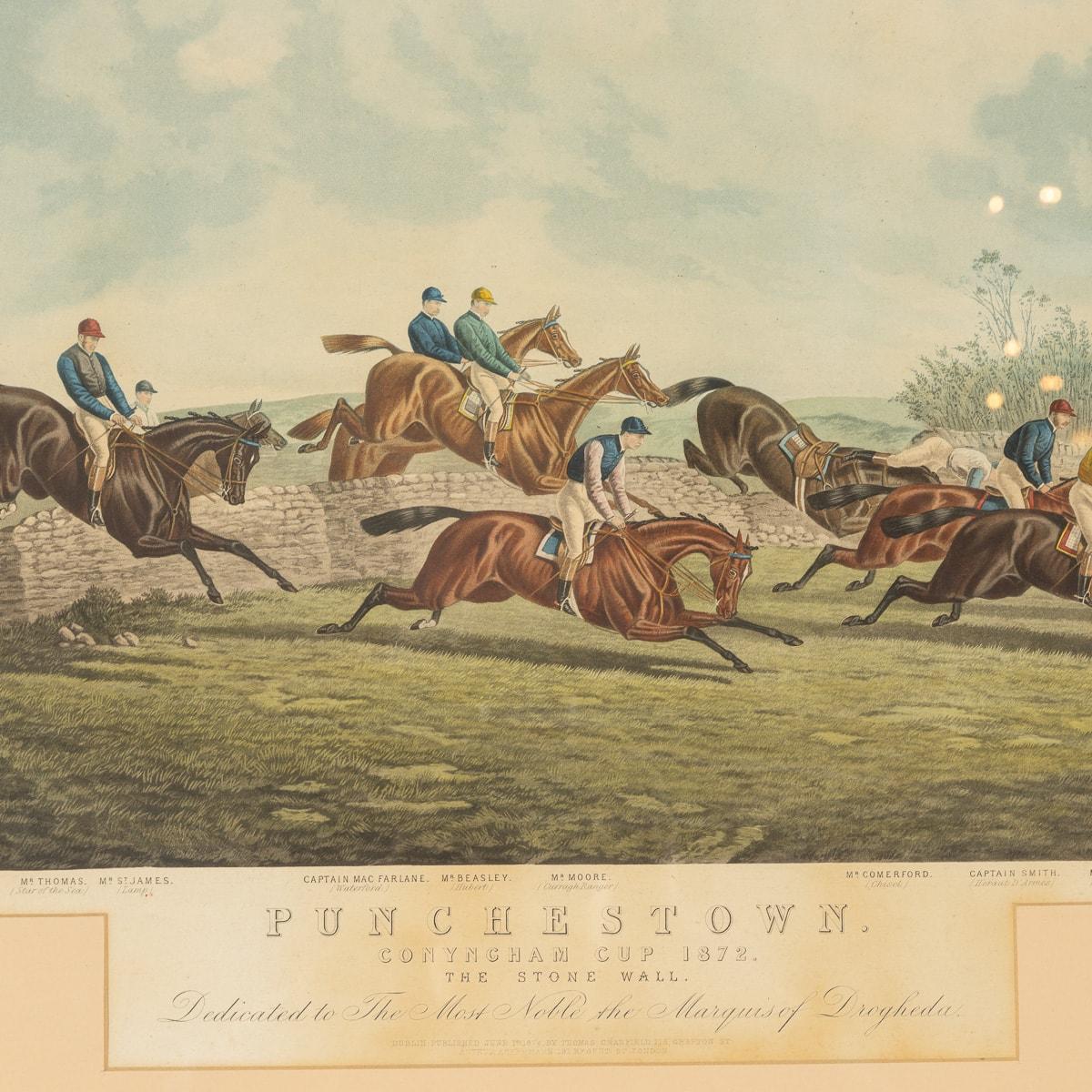 20th Century British Set of Color Horse Racing Etchings, John Sturgess, C.1900 11