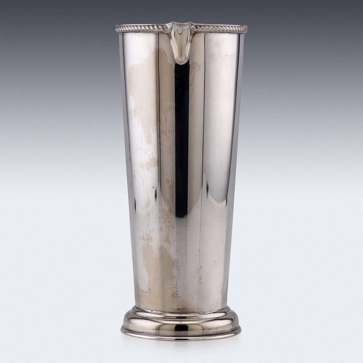 20th Century British Silver Plated & Boar Tusk Cocktail Mixing Jug, c.1930 1