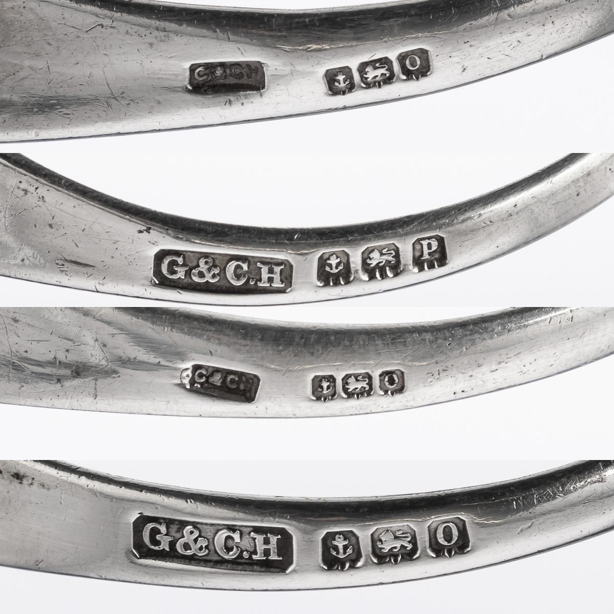 20th Century British Solid Silver 'Lucky Animals' Napkin Rings, Asprey, c.1913 For Sale 7