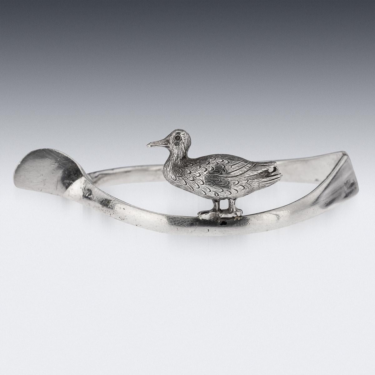 20th Century British Solid Silver 'Lucky Animals' Napkin Rings, Asprey, c.1913 For Sale 2