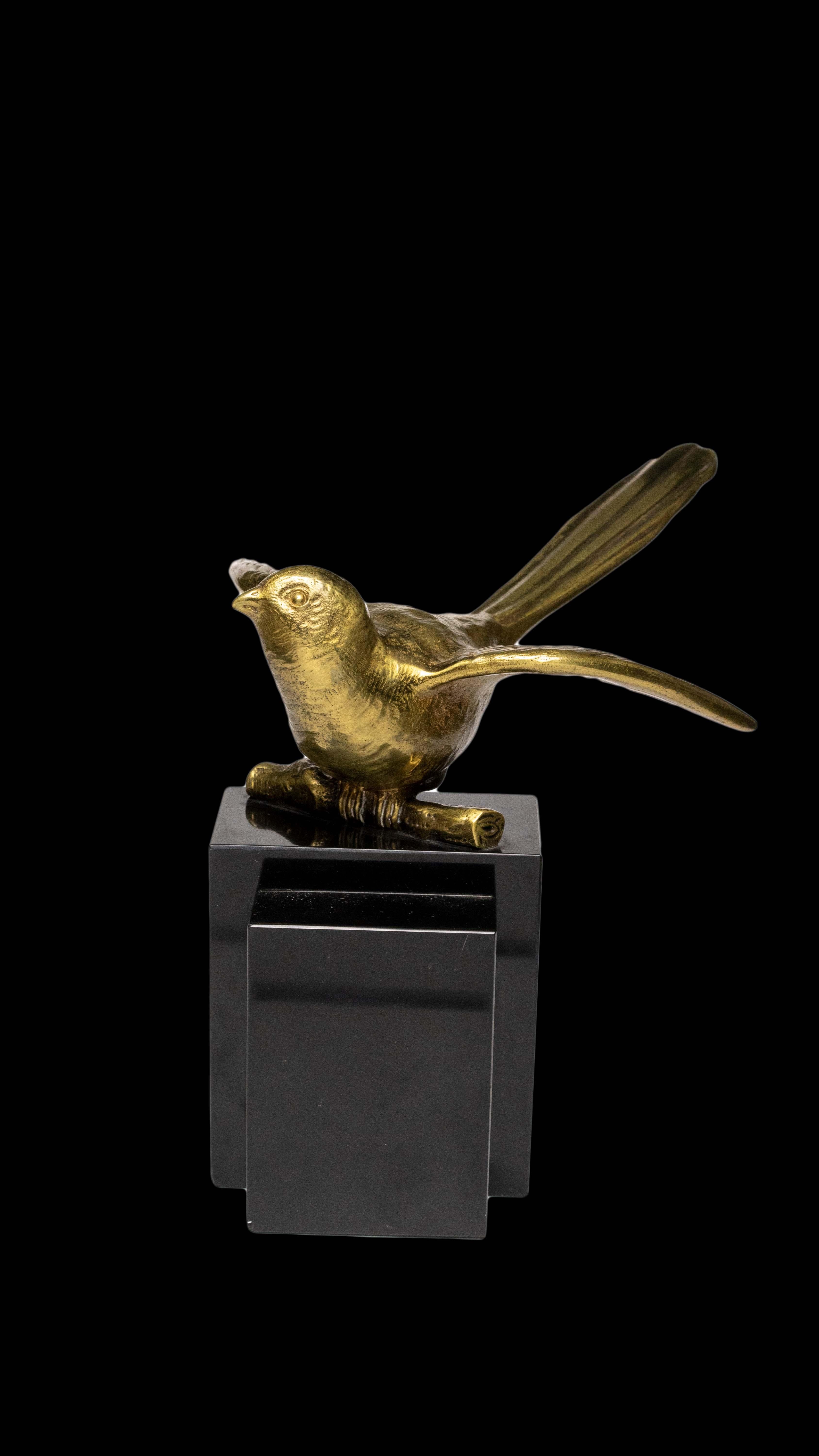 Art Deco 20th Century Bronze Bird by George Lavraff