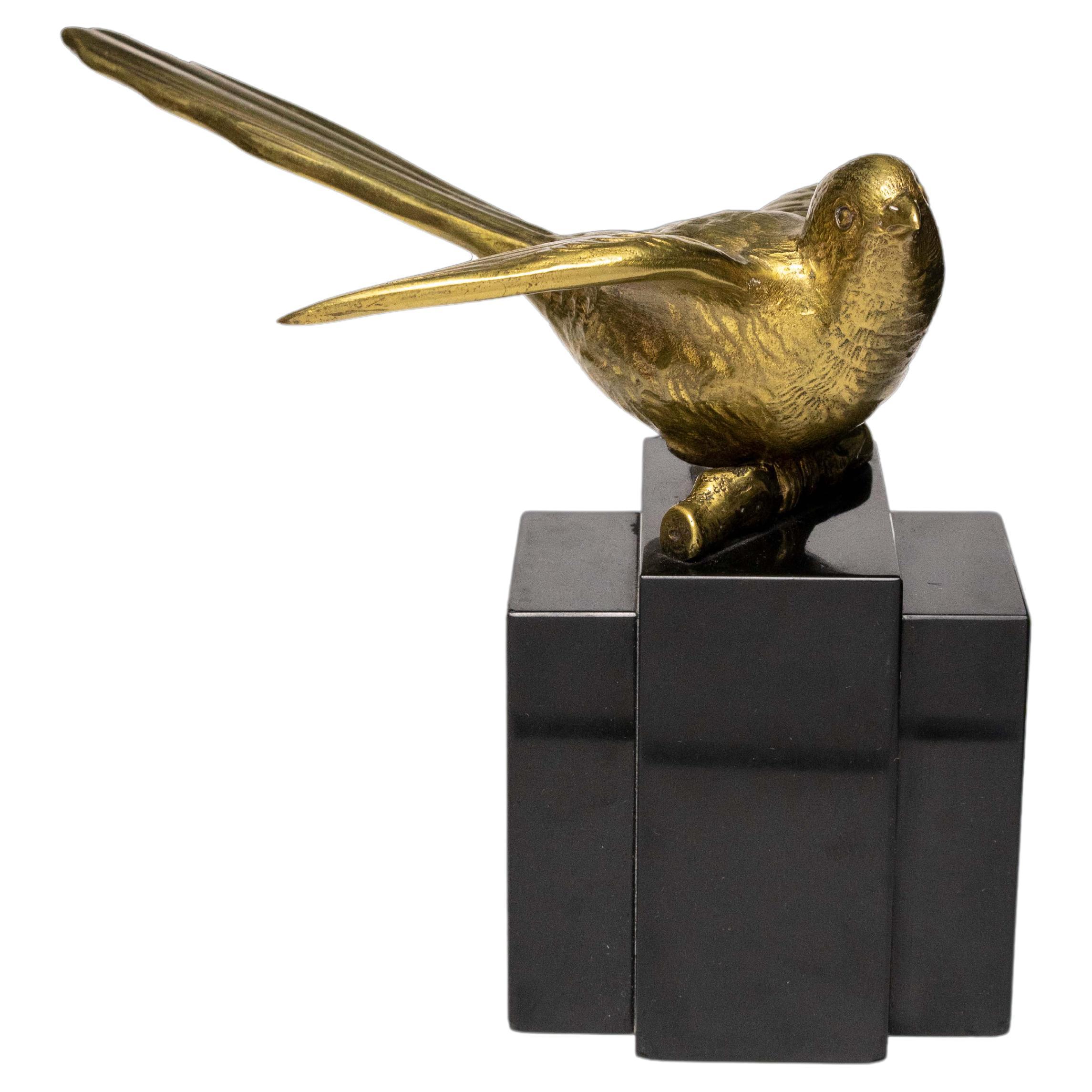 20th Century Bronze Bird by George Lavraff