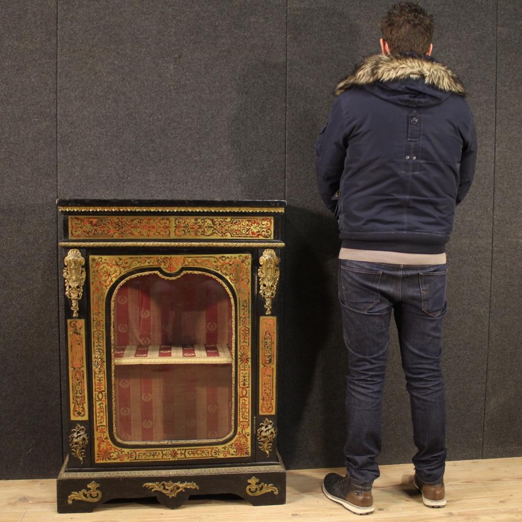 20th Century Bronze Brass Wood French Boulle Style Sideboard, 1950 9