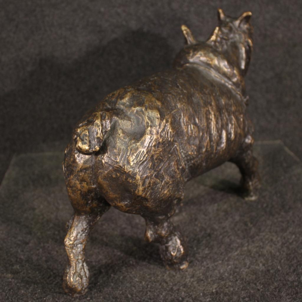20th Century Bronze Donkey French Sculpture Animal Statue, 1960 For Sale 6