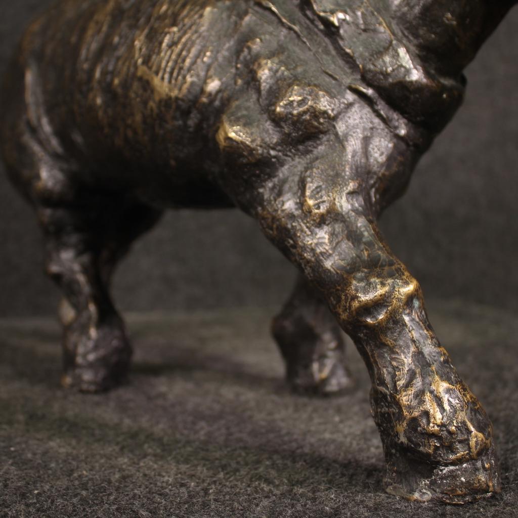 20ème siècle Bronze Donkey French Sculpture Animal Statue, 1960 en vente 4