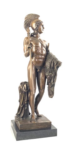 20th Century Bronze Figure of a Classical Greek Warrior