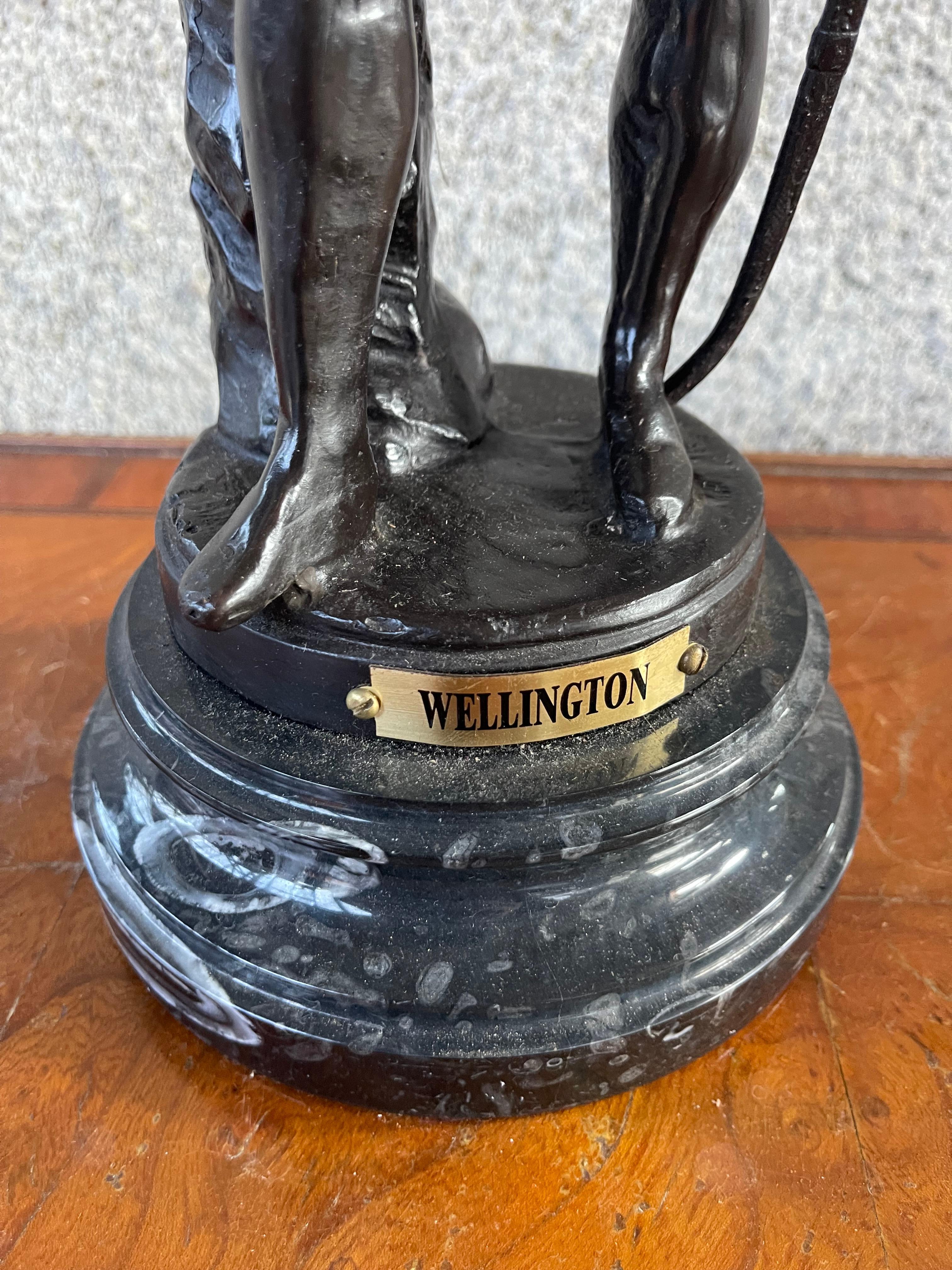 20th Century Bronze figure of Wellington For Sale 1