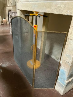 20th Century Bronze Fire Screen from France