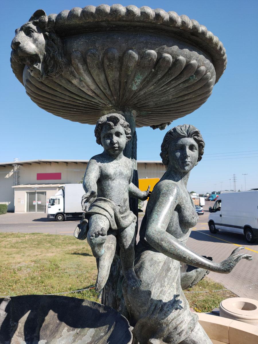 Italian 20th Century Bronze Fountain For Sale