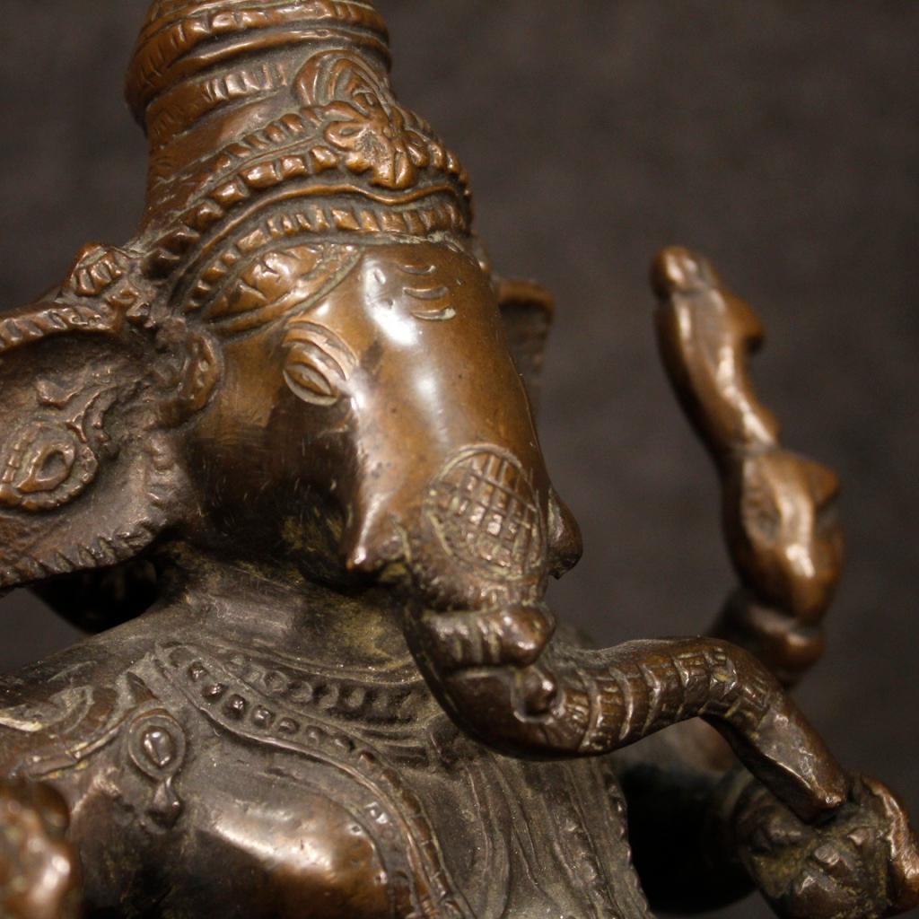 20th Century Bronze Indian Divinity Sculpture, 1950 4