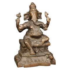 20th Century Bronze Indian Divinity Sculpture, 1950