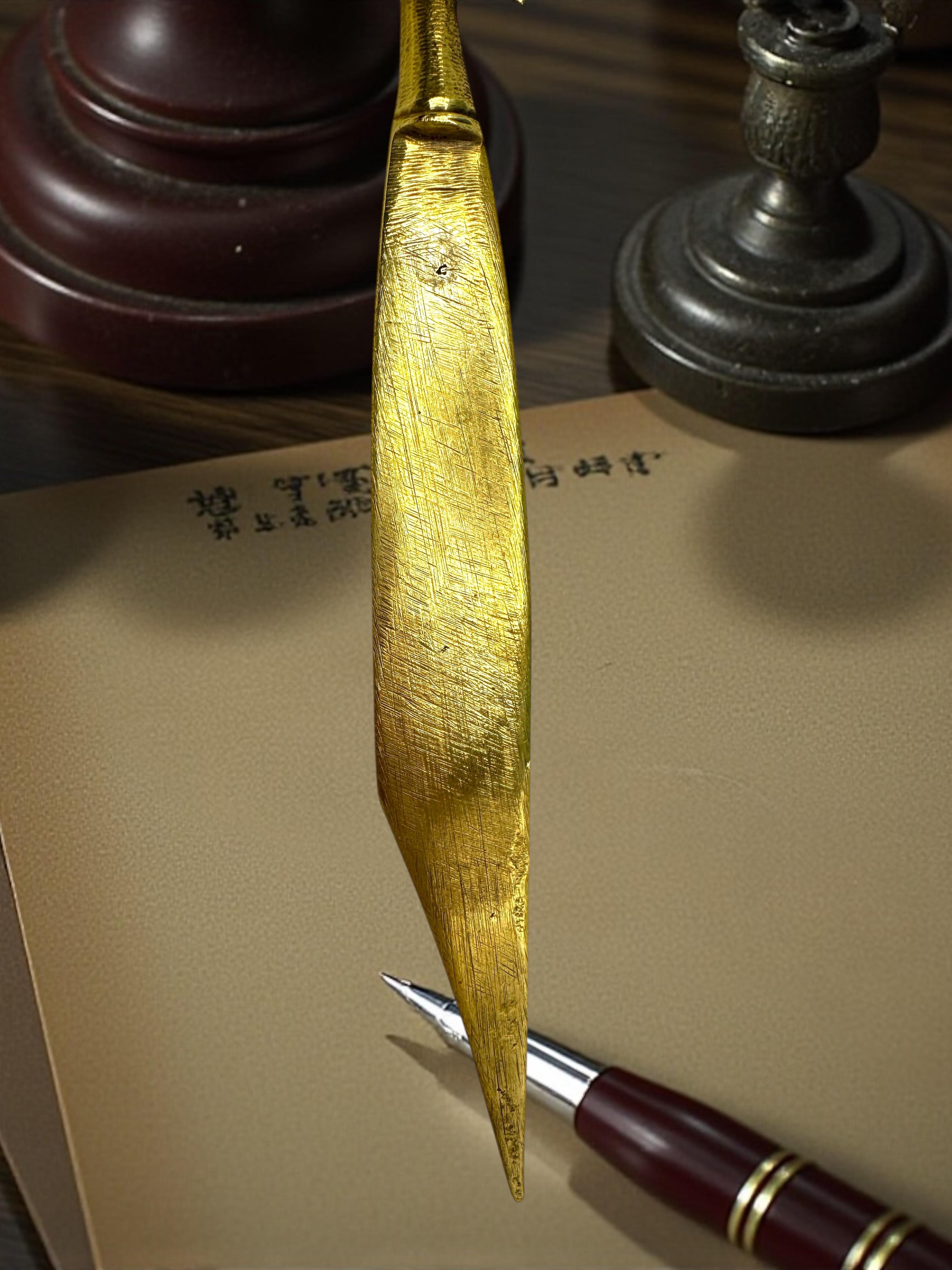 Brieföffner aus Bronze des 20. Jahrhunderts in afrikanischer Tribal Art im Bakota-Stil im Angebot 12