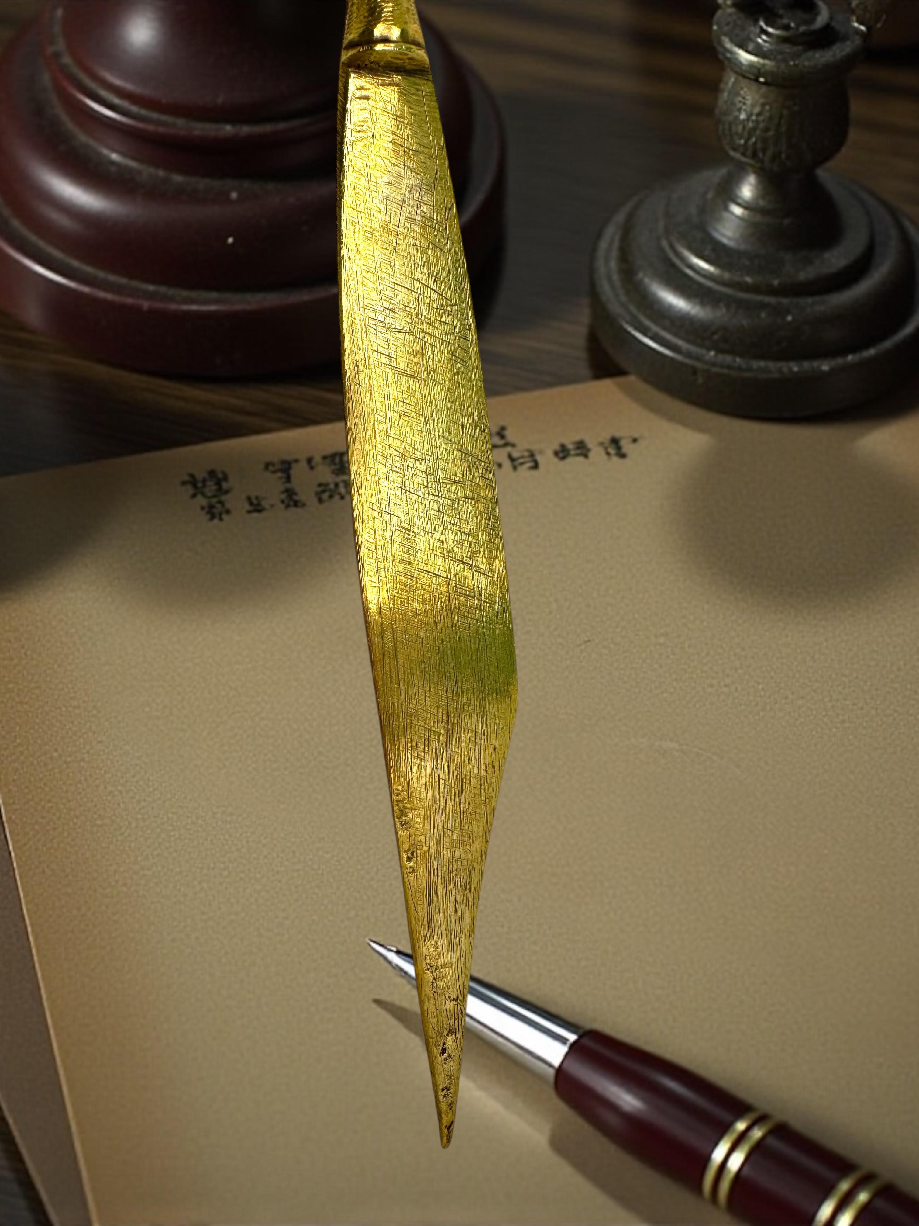 Brieföffner aus Bronze des 20. Jahrhunderts in afrikanischer Tribal Art im Bakota-Stil im Angebot 13