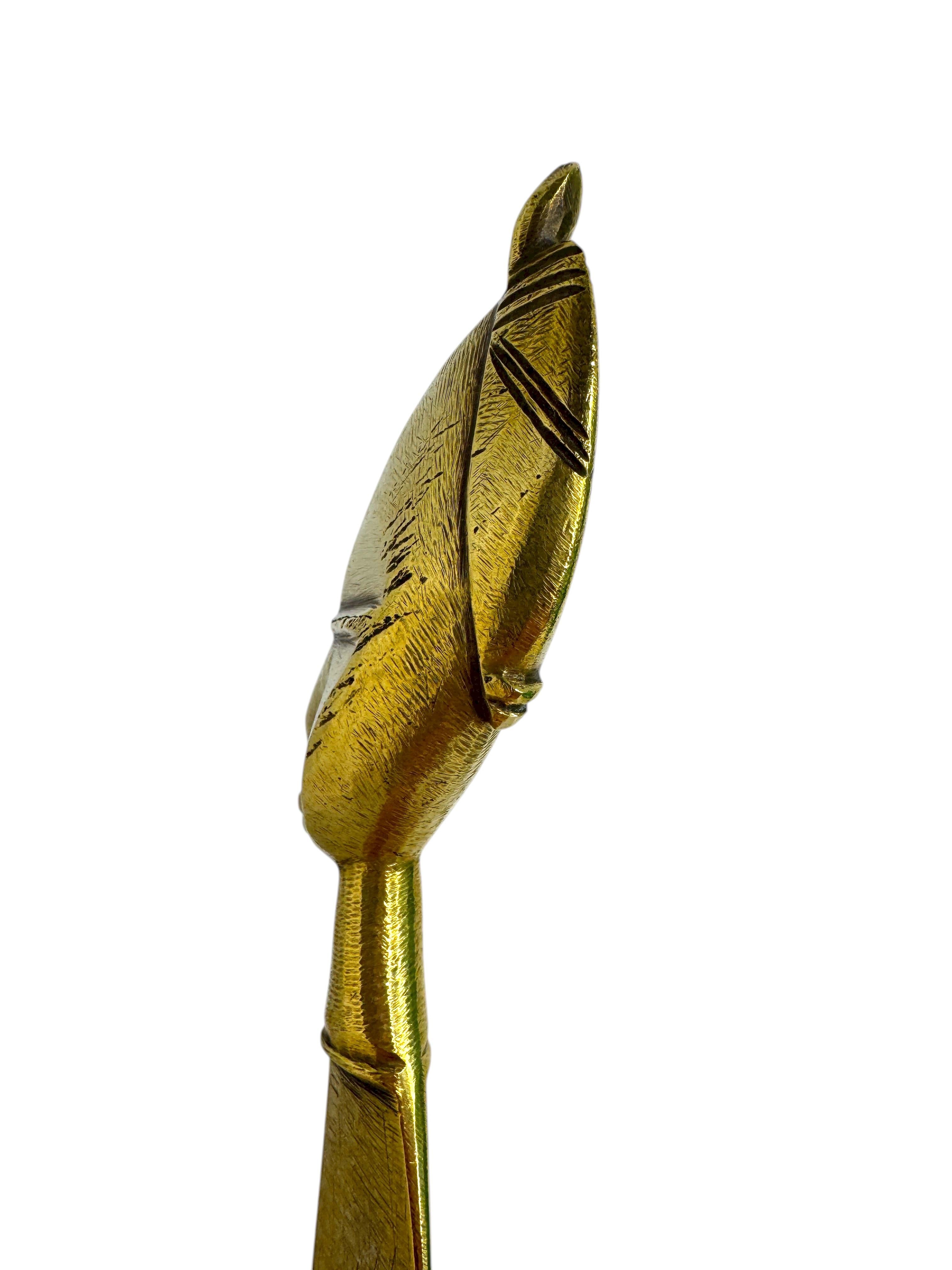 Brieföffner aus Bronze des 20. Jahrhunderts in afrikanischer Tribal Art im Bakota-Stil im Angebot 1