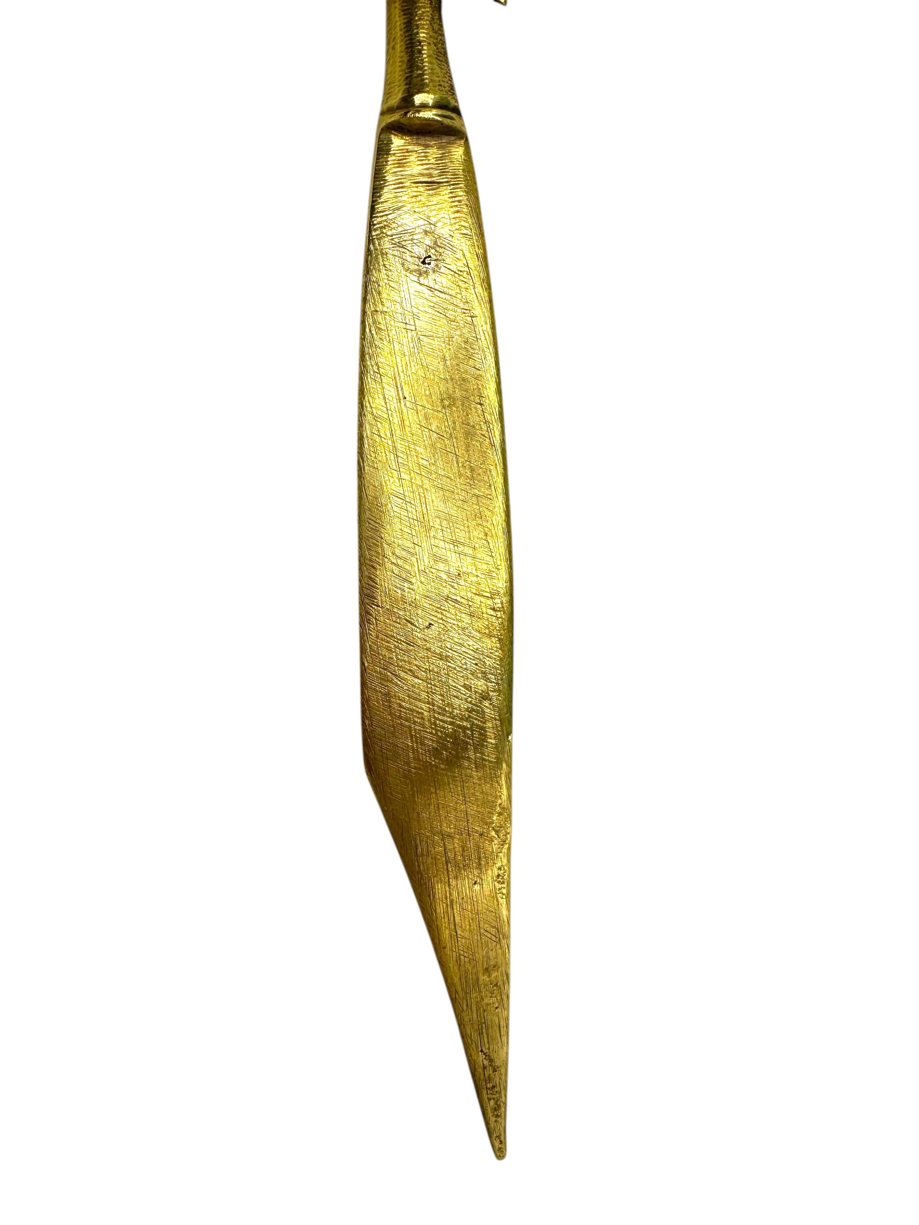 Brieföffner aus Bronze des 20. Jahrhunderts in afrikanischer Tribal Art im Bakota-Stil im Angebot 3