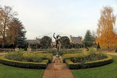 20th Century Bronze Life-Size Statue of Roman God Mercury
