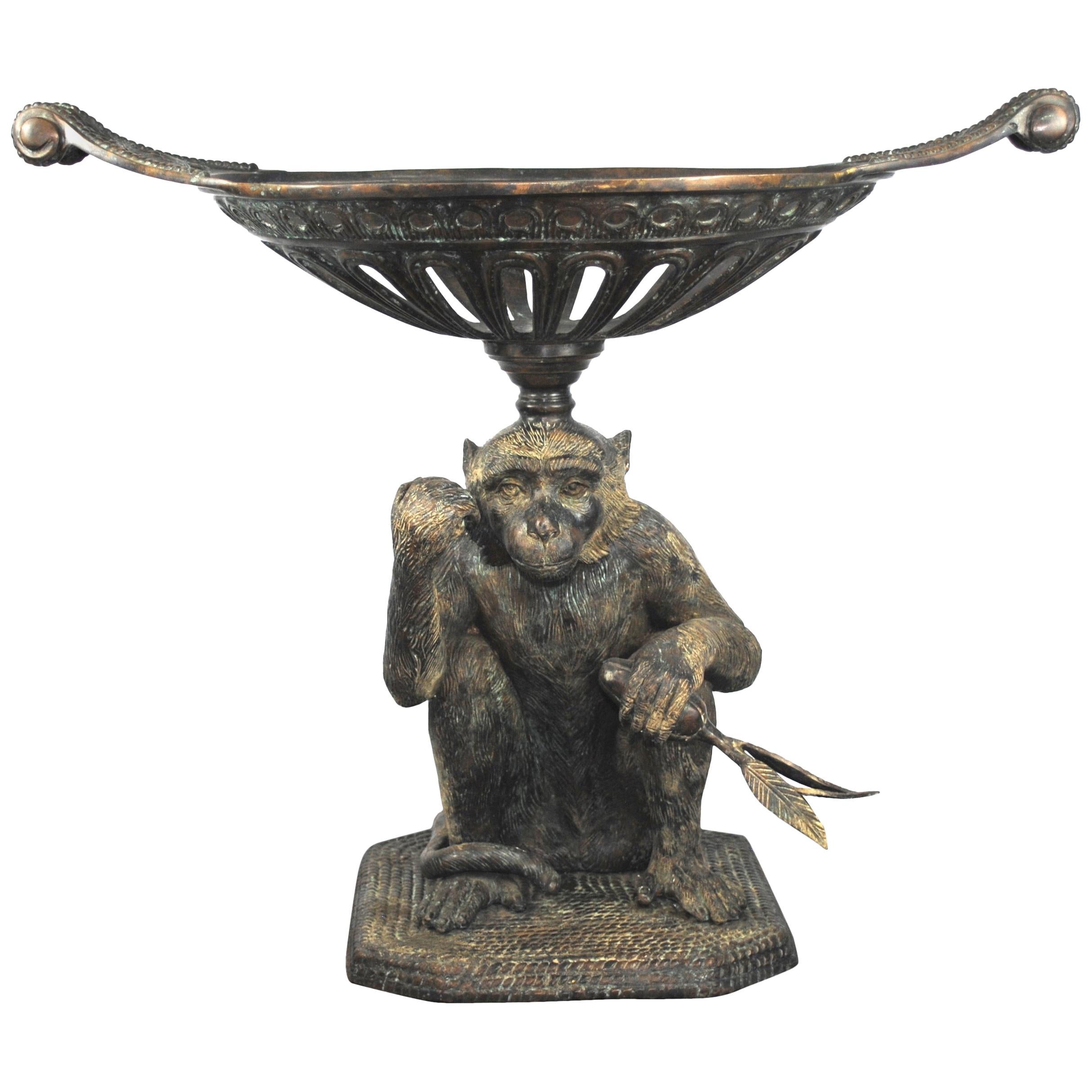 20th Century Bronze Monkey