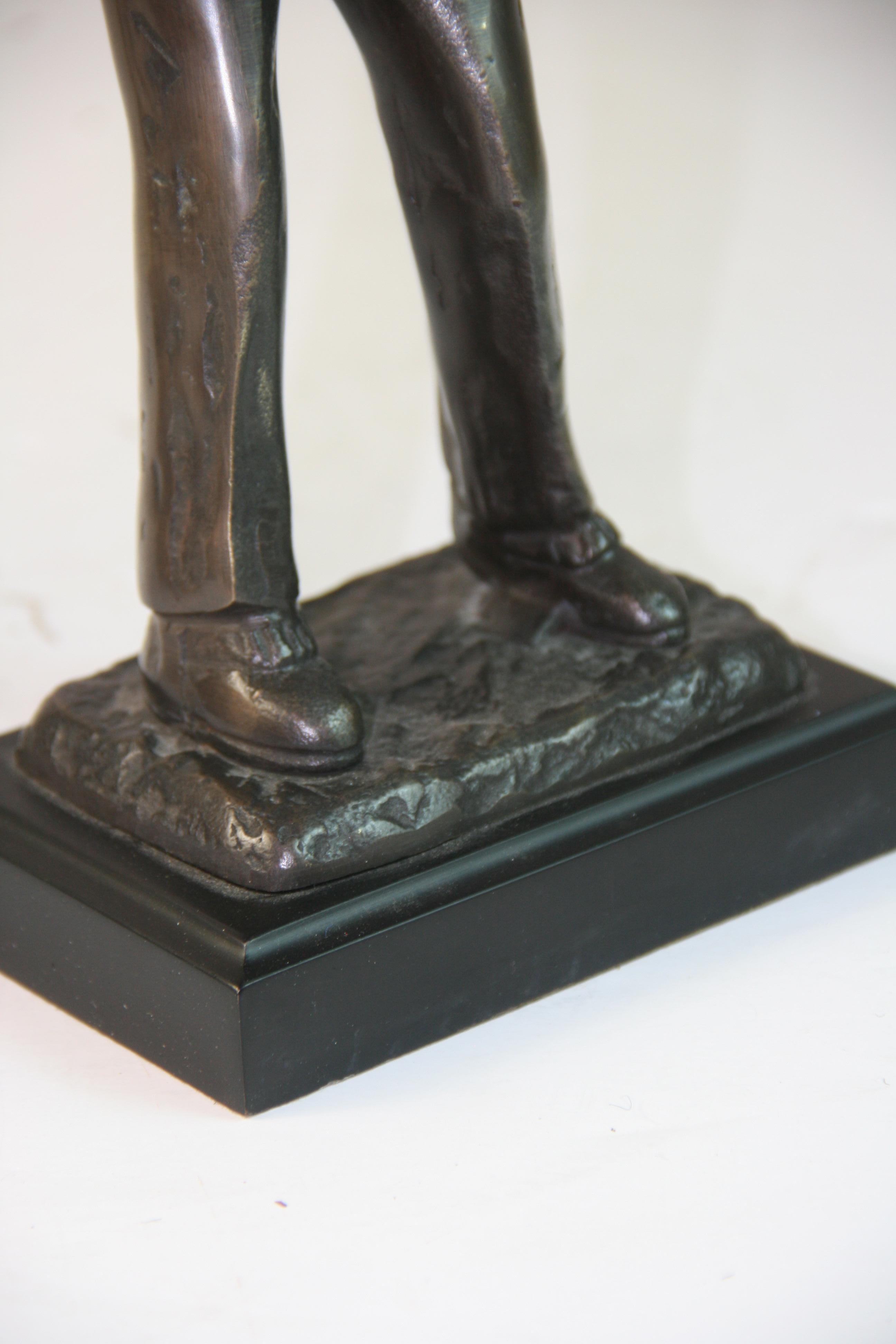 Bronze Sculpture , Depicting Playing Golfer #1 For Sale 3