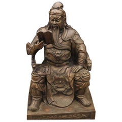 20th Century Bronze Sculpture of a Chinese Warrior