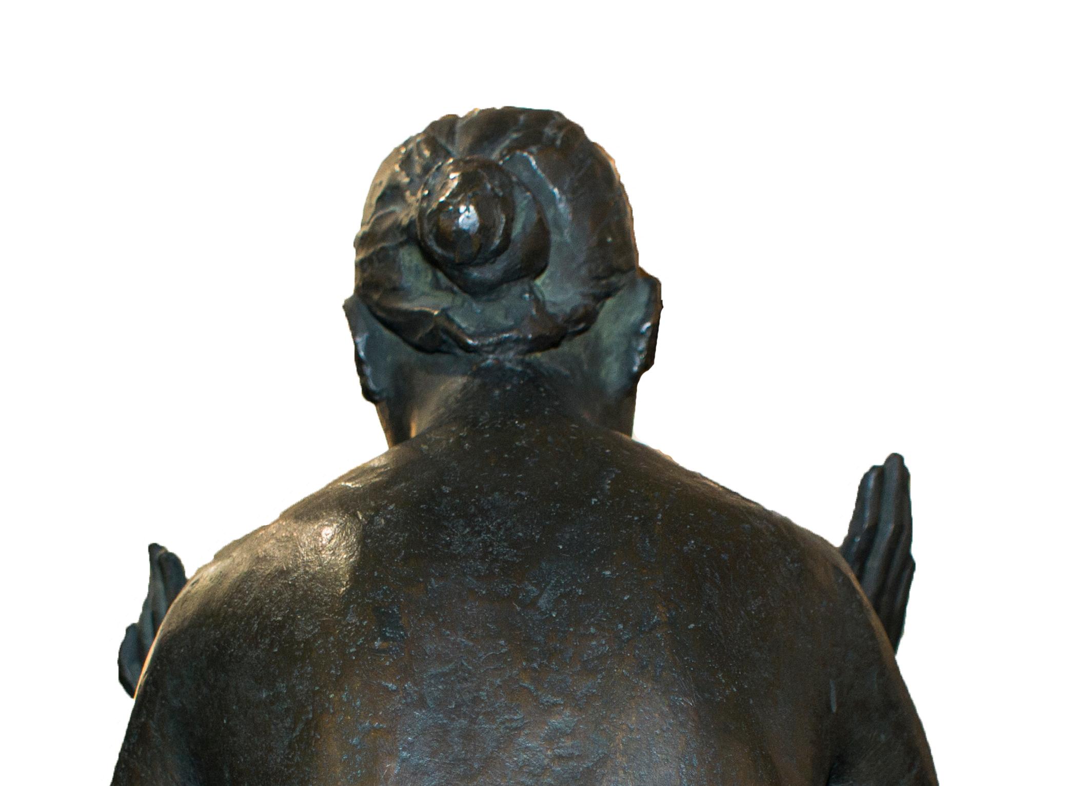 Bronzeskulptur einer nackten Frau aus dem 20. Jahrhundert  (Moderne) im Angebot