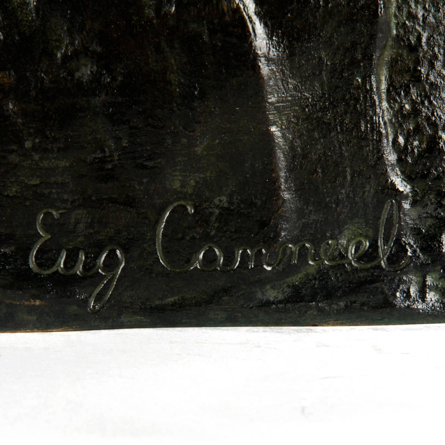 20th Century Bronze Sculpture, Signed by Eugeen Canneel 1