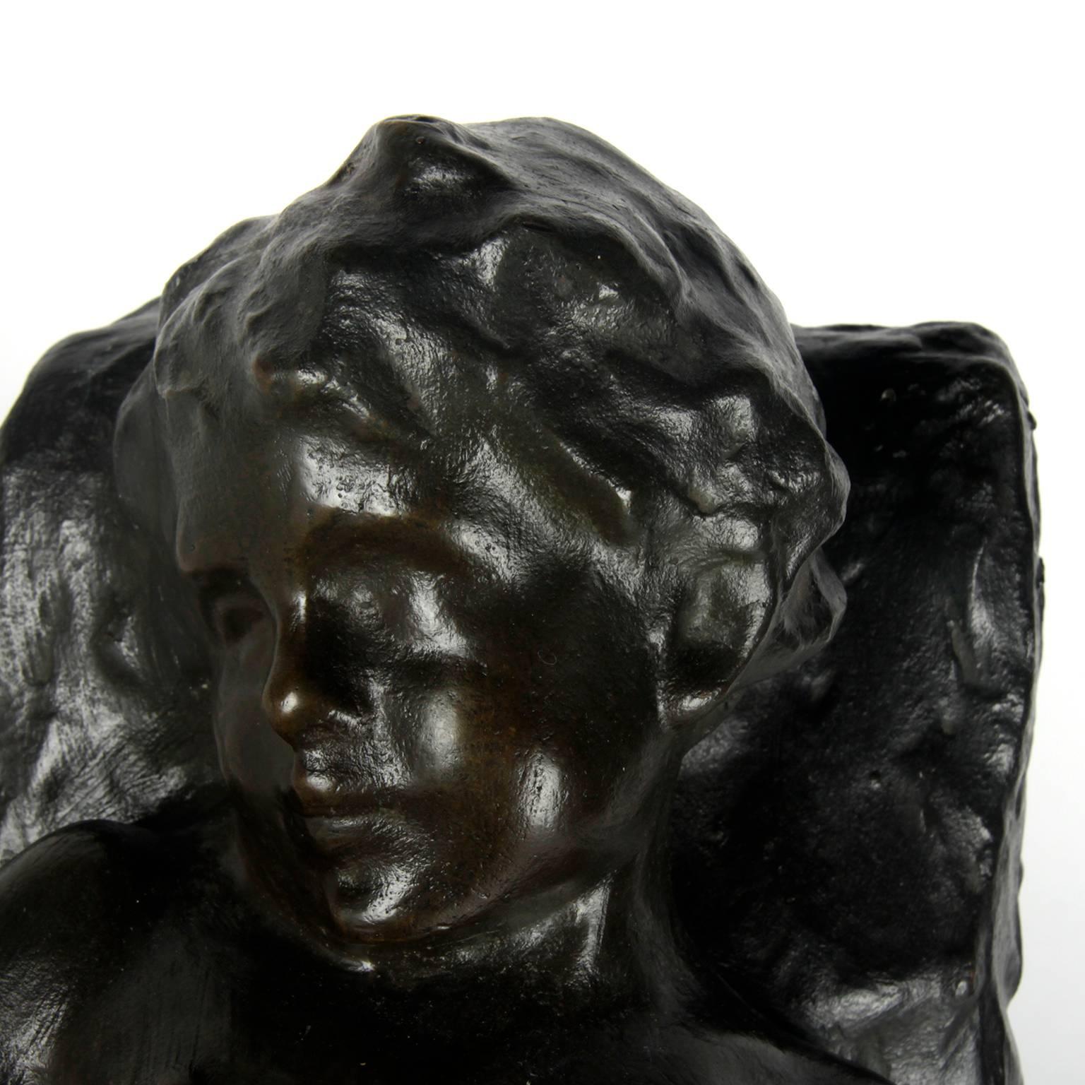 20th Century Bronze Sculpture, Signed by Eugeen Canneel 3