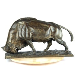 Sulpture en bronze du XXe siècle, signée par Th. V. Rijswijck