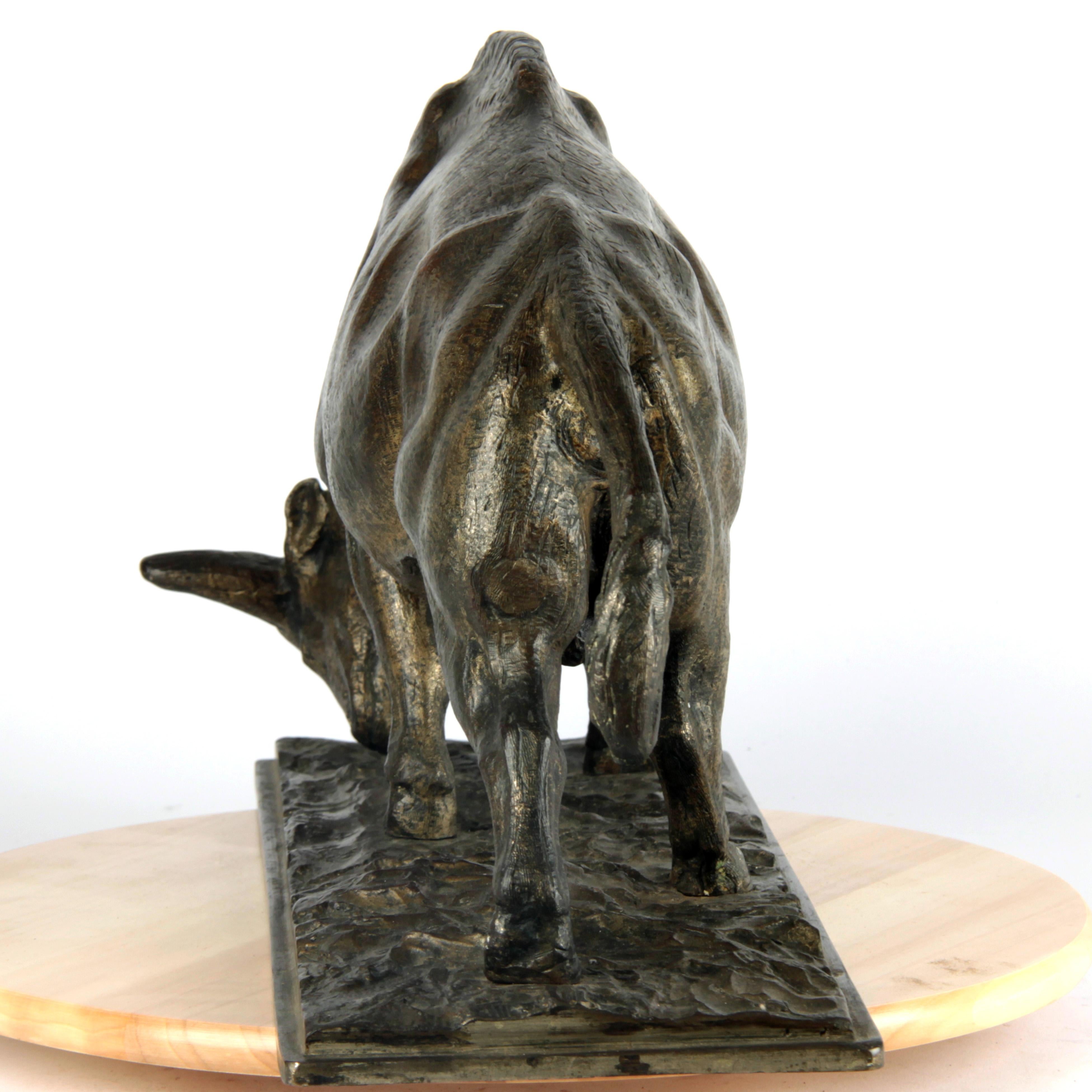 20th Century Bronze Sulpture, Signed by Th. V. Rijswijck For Sale 4