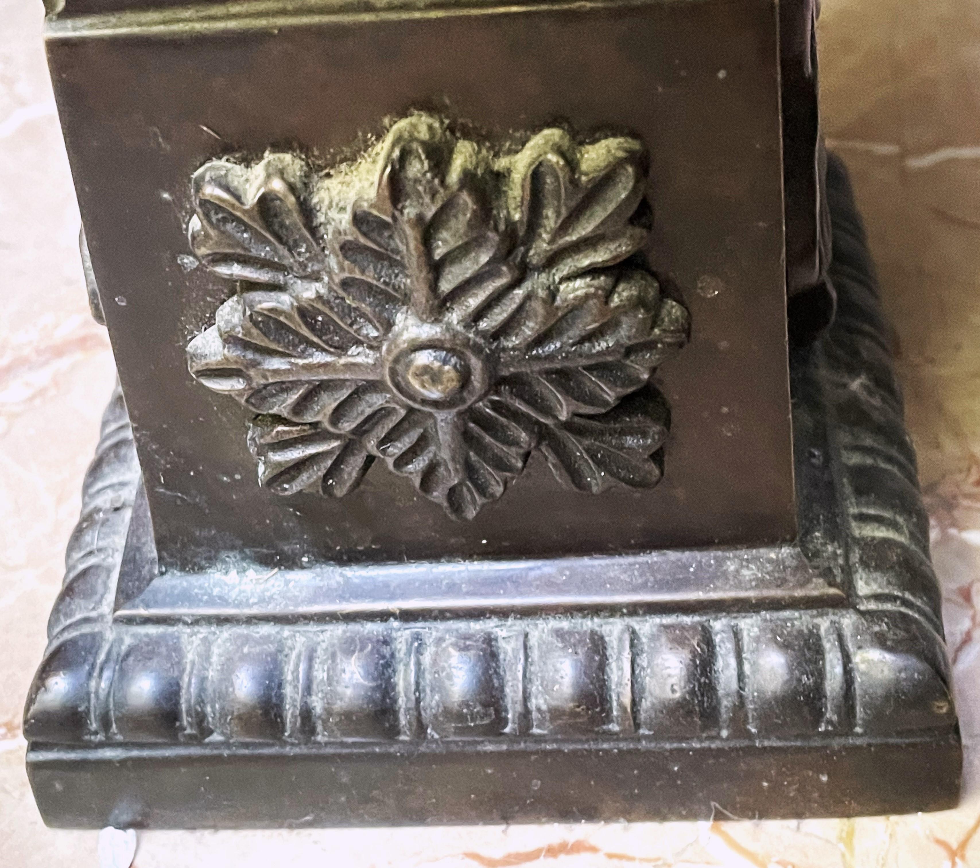 20th Century Bronze Tazza Urn Centerpiece Fruit/Flower Bowl Raised Angel  For Sale 7