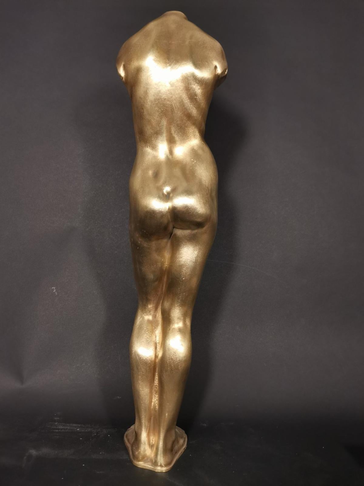 Spanish 20th Century Bronze Torso, Signed by the Codina Madrid Brothers