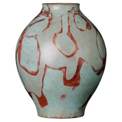 20th Century Bronze Vase by Celebrated Artist Hanya Kankei