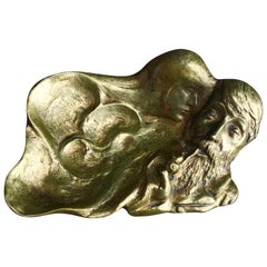 20th Century Bronze Vide Poche Pin Tray by French Artist Paul Moreau-Vauthier