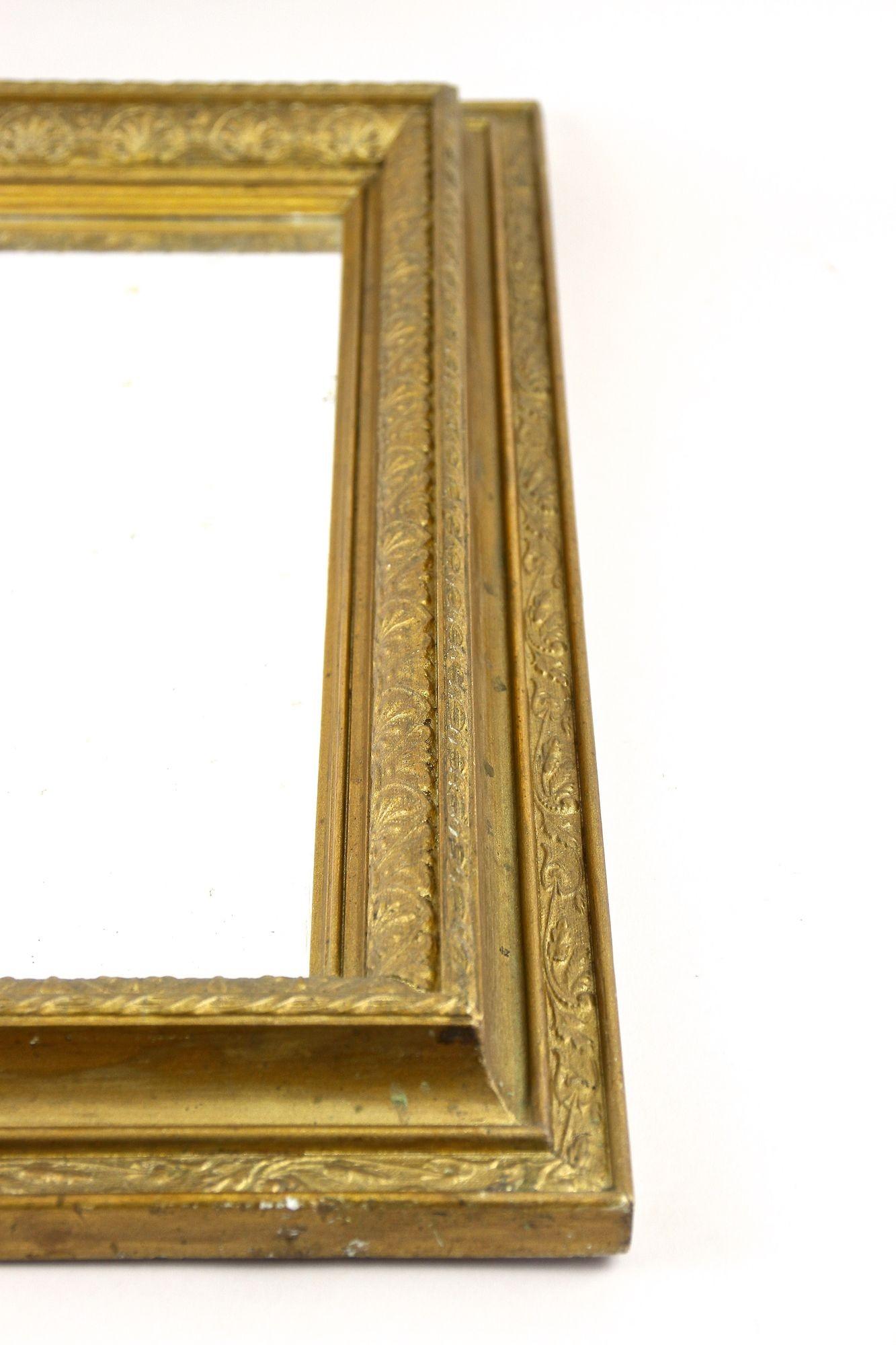 20th Century Bronzed/ Gilt Art Nouveau Mirror, Austria ca. 1900 For Sale 6