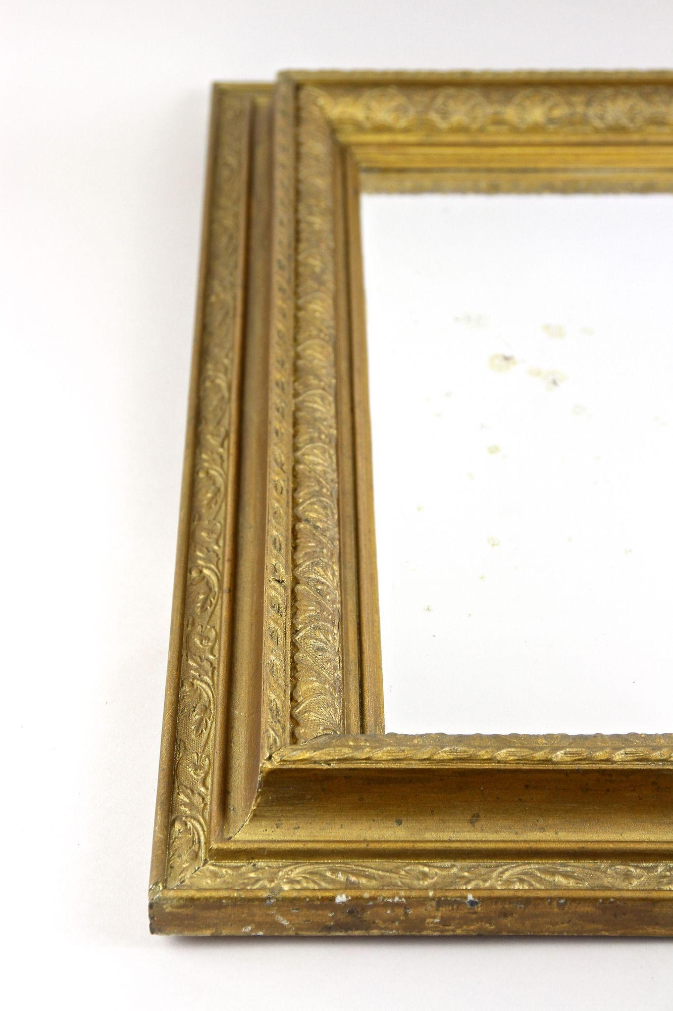 Miroir Art nouveau du 20e siècle en bronze et doré, Autriche, vers 1900 en vente 6
