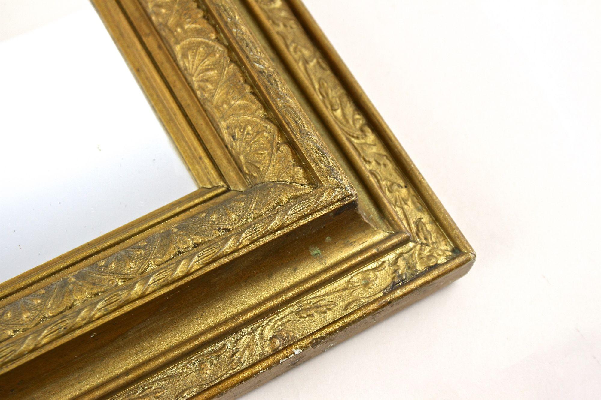 Miroir Art nouveau du 20e siècle en bronze et doré, Autriche, vers 1900 en vente 13