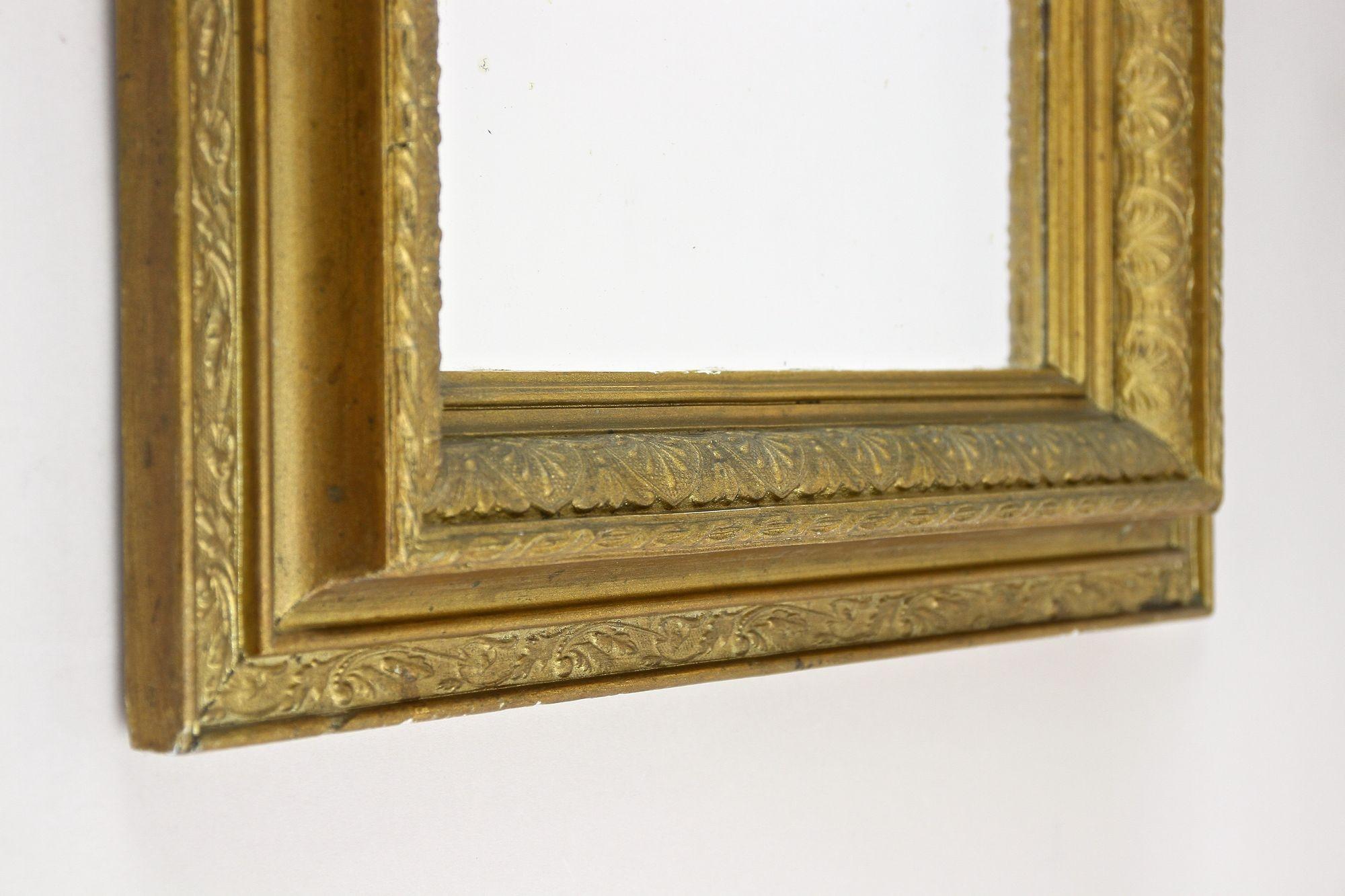 Miroir Art nouveau du 20e siècle en bronze et doré, Autriche, vers 1900 en vente 1