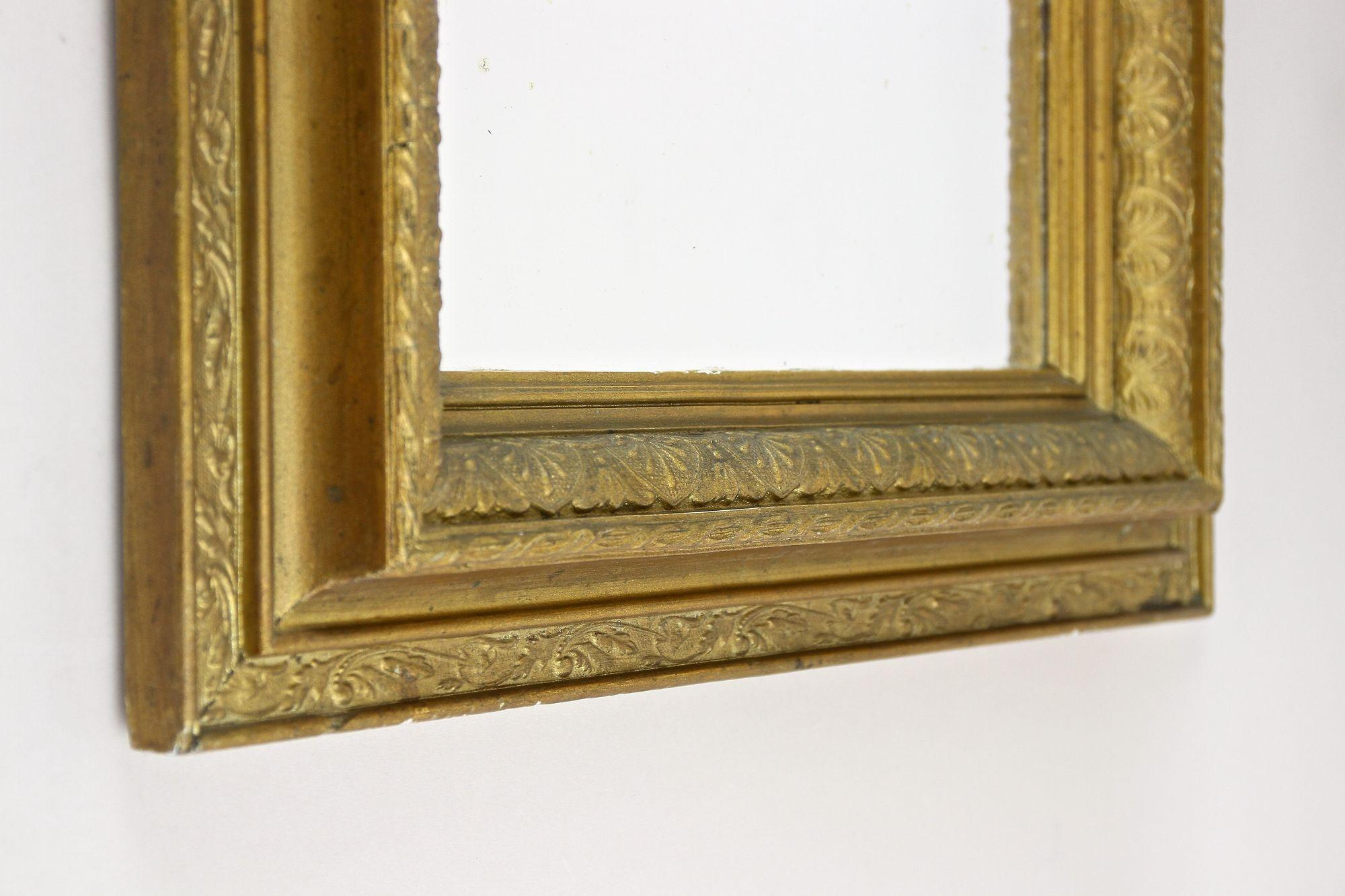 20th Century Bronzed/ Gilt Art Nouveau Mirror, Austria ca. 1900 For Sale 3