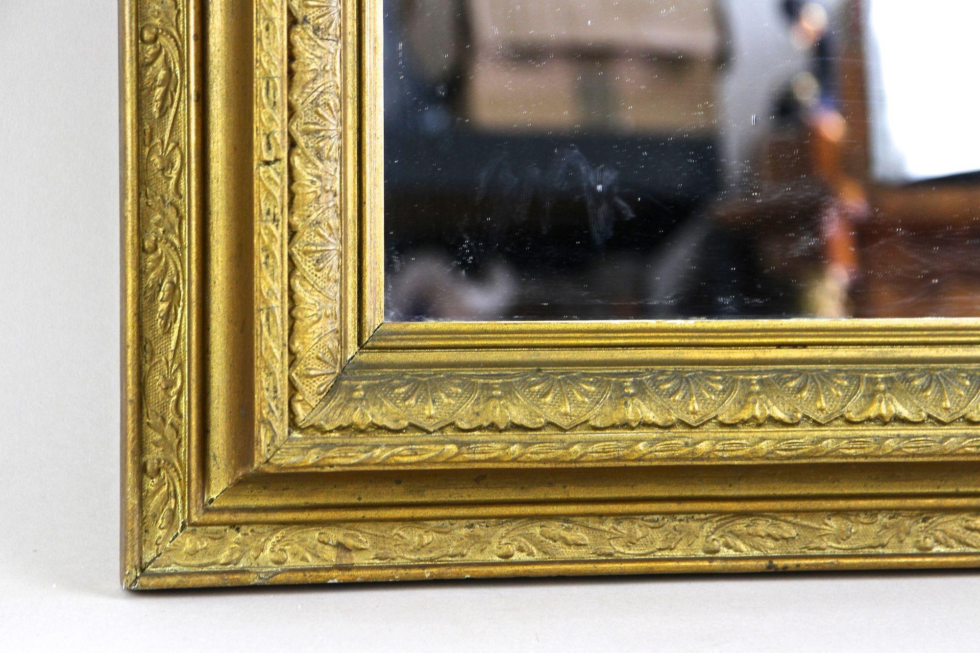 Miroir Art nouveau du 20e siècle en bronze et doré, Autriche, vers 1900 en vente 2