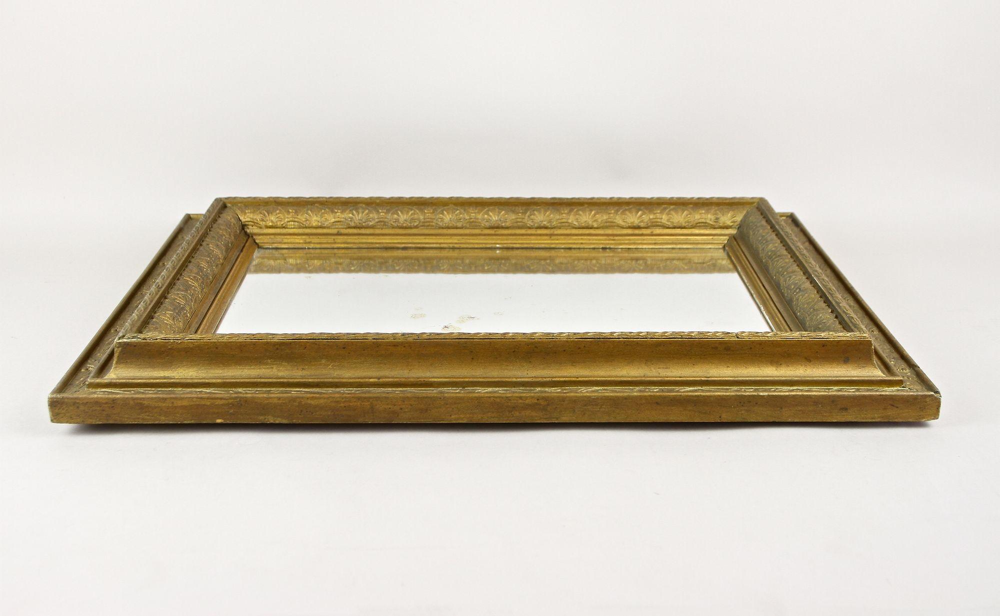 Miroir Art nouveau du 20e siècle en bronze et doré, Autriche, vers 1900 en vente 3