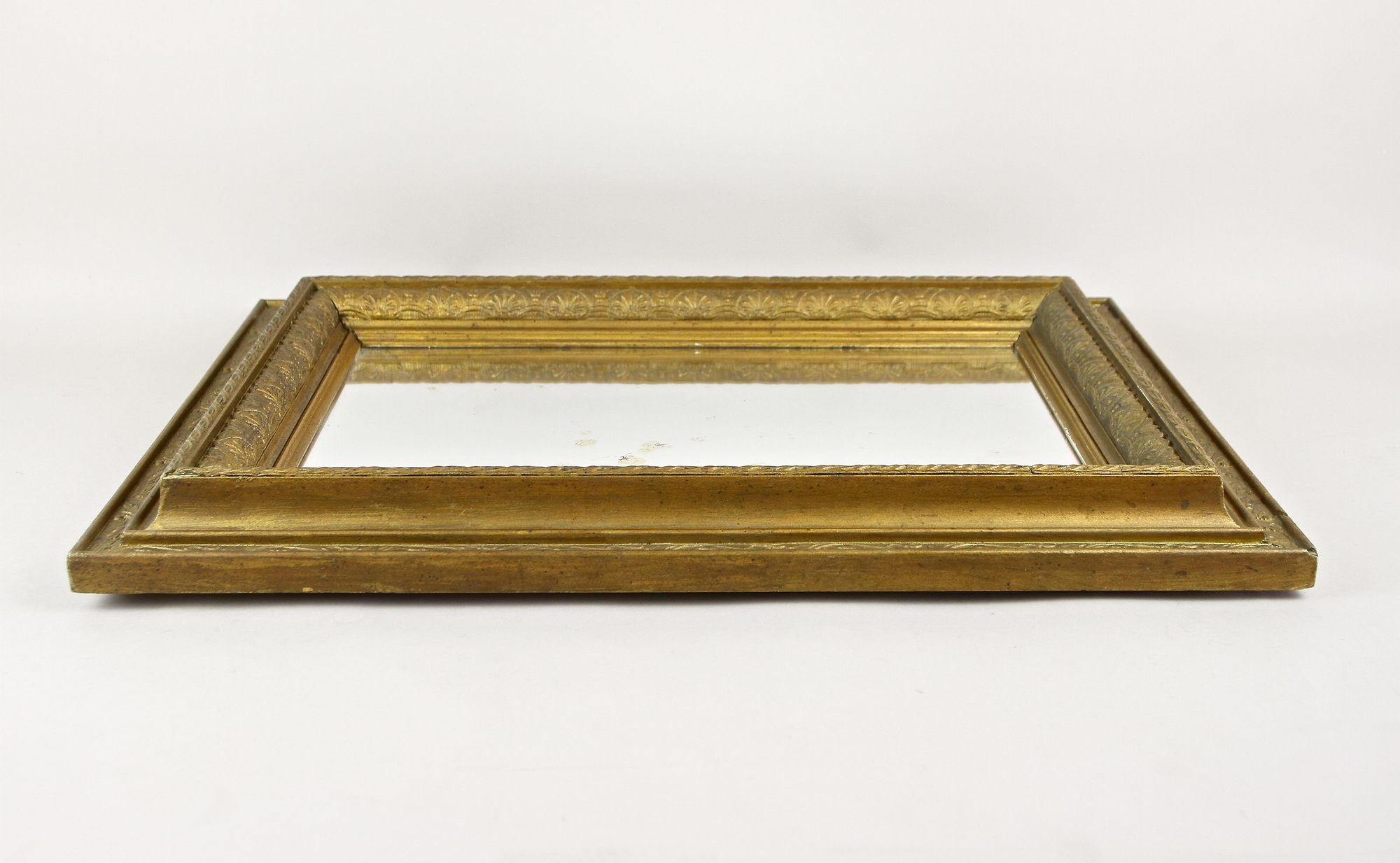 20th Century Bronzed/ Gilt Art Nouveau Mirror, Austria ca. 1900 For Sale 5