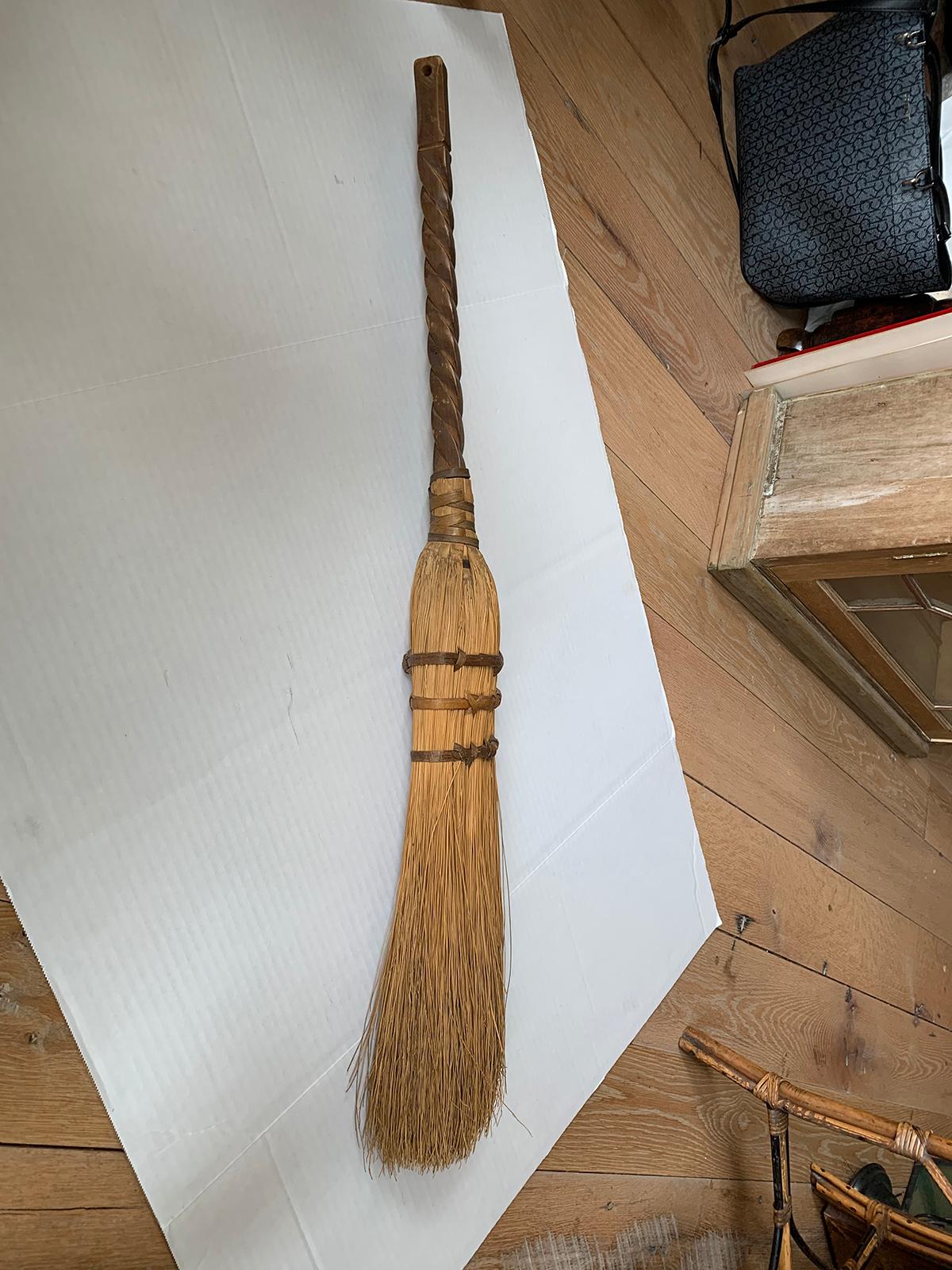 20th Century Broom with Wooden Handle 8