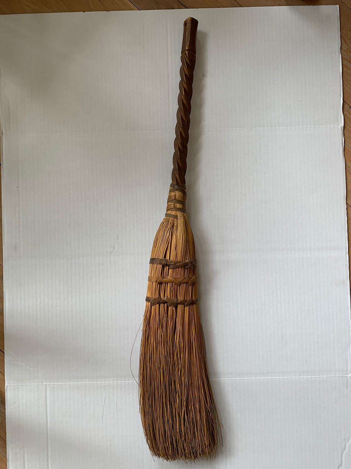 20th Century Broom with Wooden Handle 2