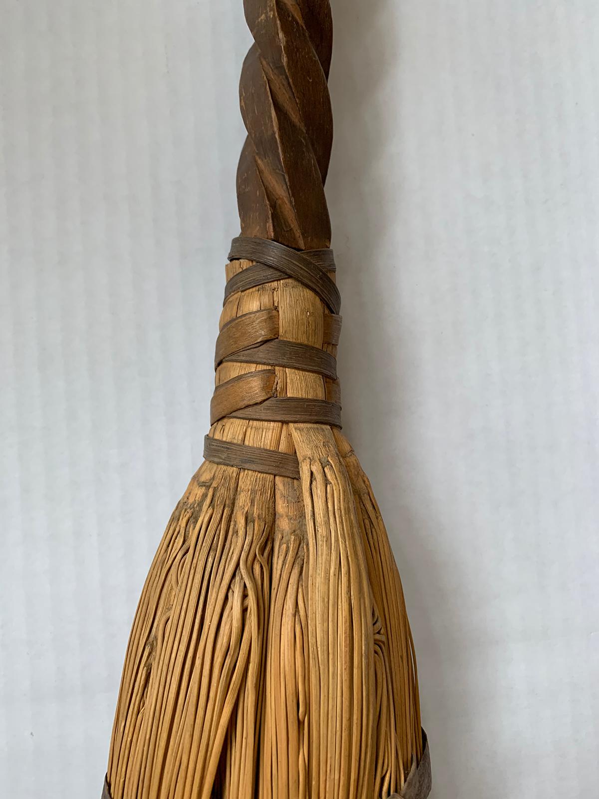 20th Century Broom with Wooden Handle 4