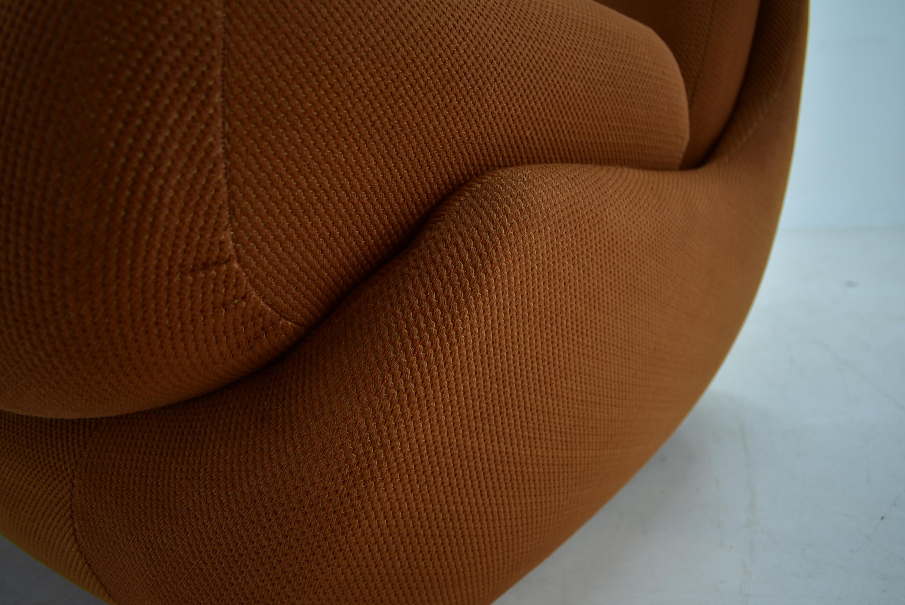 Mid-Century Modern 20th Century , Brown Atlantis Three seats Sofa, 1960s