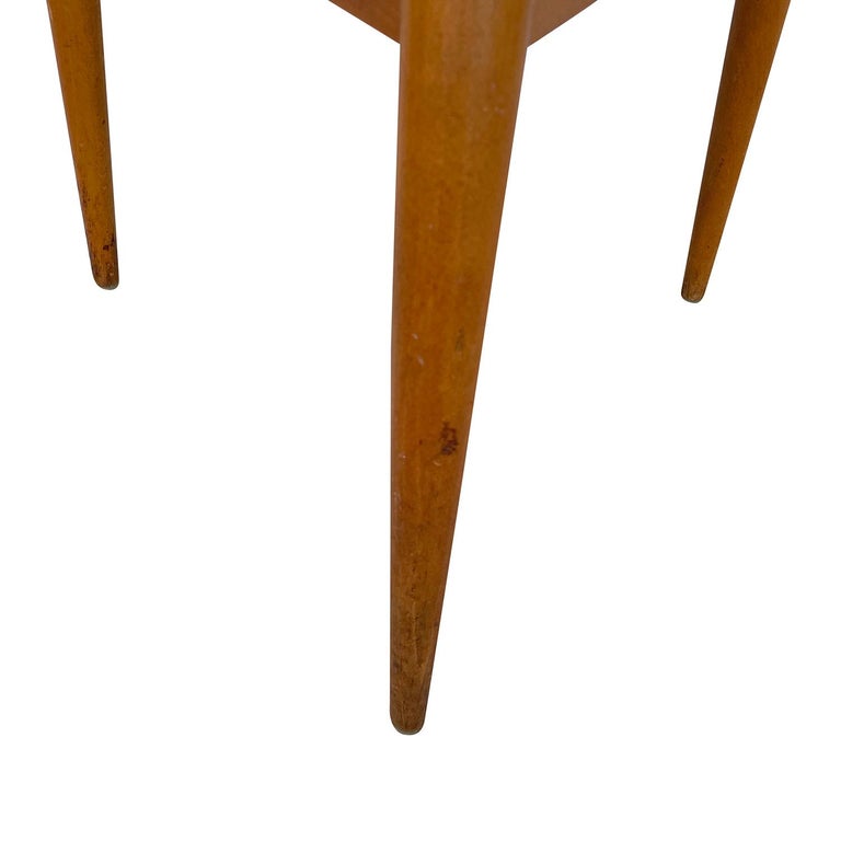 20th Century Brown Danish Set of Three Teakwood Side Chairs by Hans J. Wegner For Sale 10