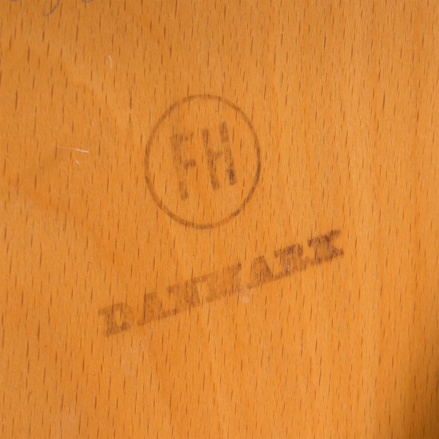 Set di tre sedie d'epoca in teak di Hans J. Wegner del XX secolo. in vendita 9